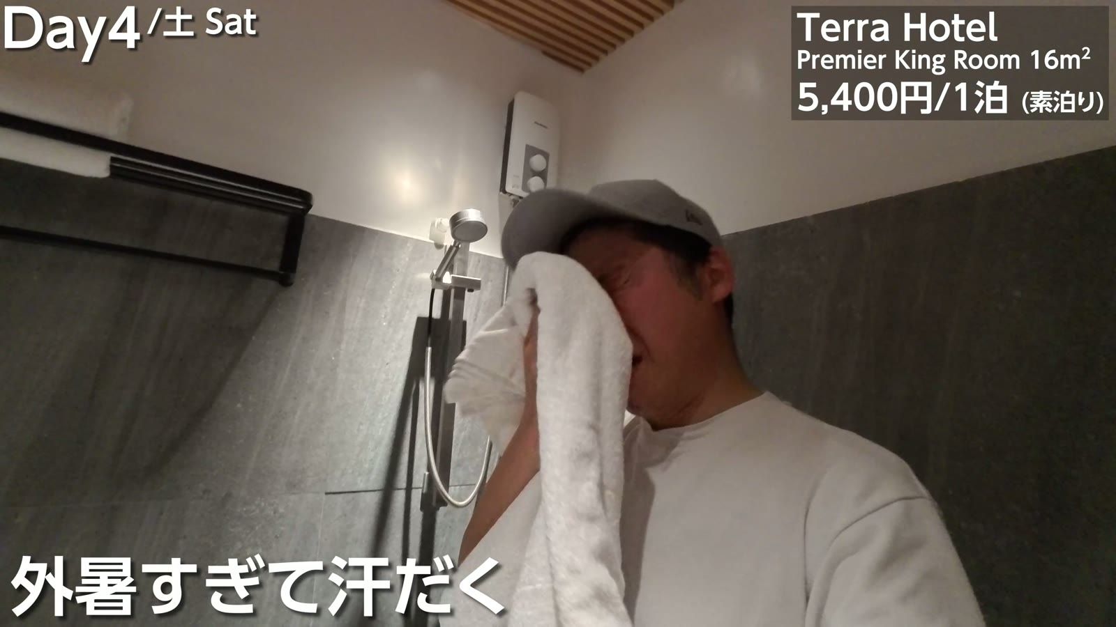 Terra Hotel の Premier King Room 16平米。5,400円／1泊（素泊まり）