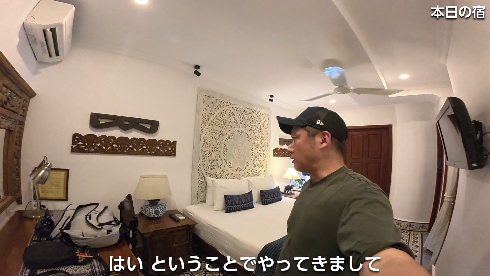 クメール スリン ブティック ゲストハウスの部屋。雰囲気のいい部屋